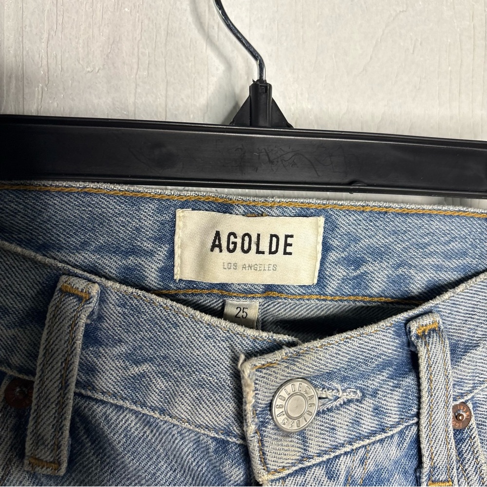 AGOLDE Mia mid rise straight Jean size 25 - Picture 6 of 13